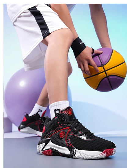New Men's Basketball Shoes Cushion Anti Slip Sports Shoes Fitness Training Shoes Male Basketball Boots Tenis Sneakers Size 39-48