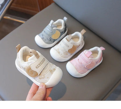 Kids Sneakers Baby Boys Girls Non Slip Spring Autumn 2025 Fashion Children Toddler Walking Shoes Design Cute Sweet Casual Shoes