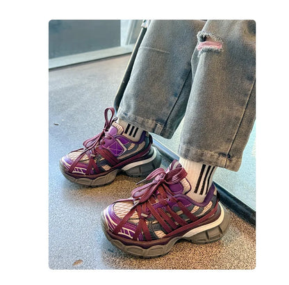 Children's Sneakers Chunky New Girls Basketball Shoes Fashion Versatile Kids Causal Boys Sports Shoes for School Breathable