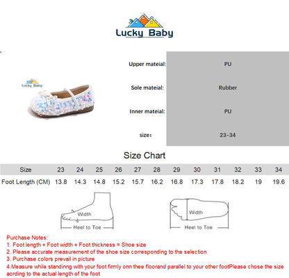 Girls Shoes Kids Glitter Leather Shoes for Wedding Stage Party Sequins Bling Shiny with Bow-knot Princess Soft Children's Flats