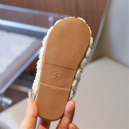 Baby Girls Sandals Comfortable Children Floral Princess Shoes Soft Sole Summer Vacation Seaside Kids Casual Shoes Size 24-34