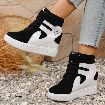 Women SneakersNew Korean Fashion Shoes Thick Bottom Increased Inner Heel Sneakers Women Casual Designer Shoes for Women