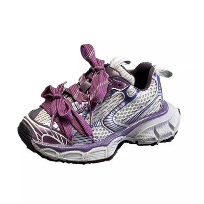 Children's Sneakers Chunky 2025 New Girls Basketball Shoes Fashion Versatile Kids Causal Boys Sports Shoes for School Breathable