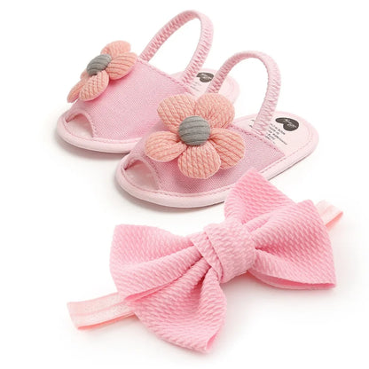 Baby Girls Sandals Summer Shoes Outdoor First Walker Toddler Girls Shoes for Summer