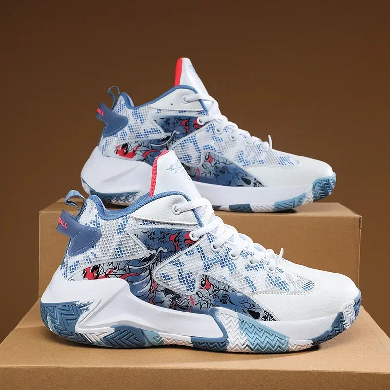 Men Basketball Shoes Light Sports Shoes Non-slip Trainer Women Unisex Breathable Athletic Outdoor Unisex High Quality Sneakers