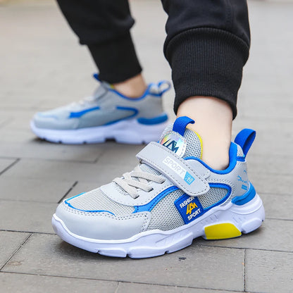 Kid Sneakers Sport Shoes for Boys Girls Fashion Children Breathable Mesh Comfort Casual Non-Slip Outdoor Running Shoes
