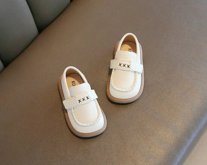 Boys Formal Leather Shoes for Children Kindergarten School Fashion Flats Kids Slip-on Loafers Classic Spring Autumn Korean Style