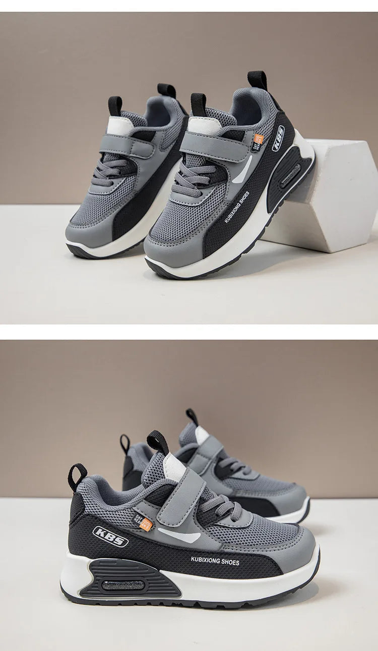 Children's Platform Sneakers Spring Autumn New Girls' Mesh Breathable Flats Lightweight Comfortable Non Slip Boys' Running Shoes