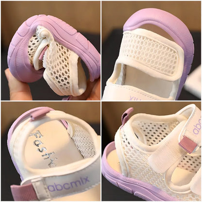 Baby Sandals Summer Infant Toddler Walking Shoe Mesh Breathable Kids Beach Shoes for Boys Girls Non-slip Causal Children Sandals