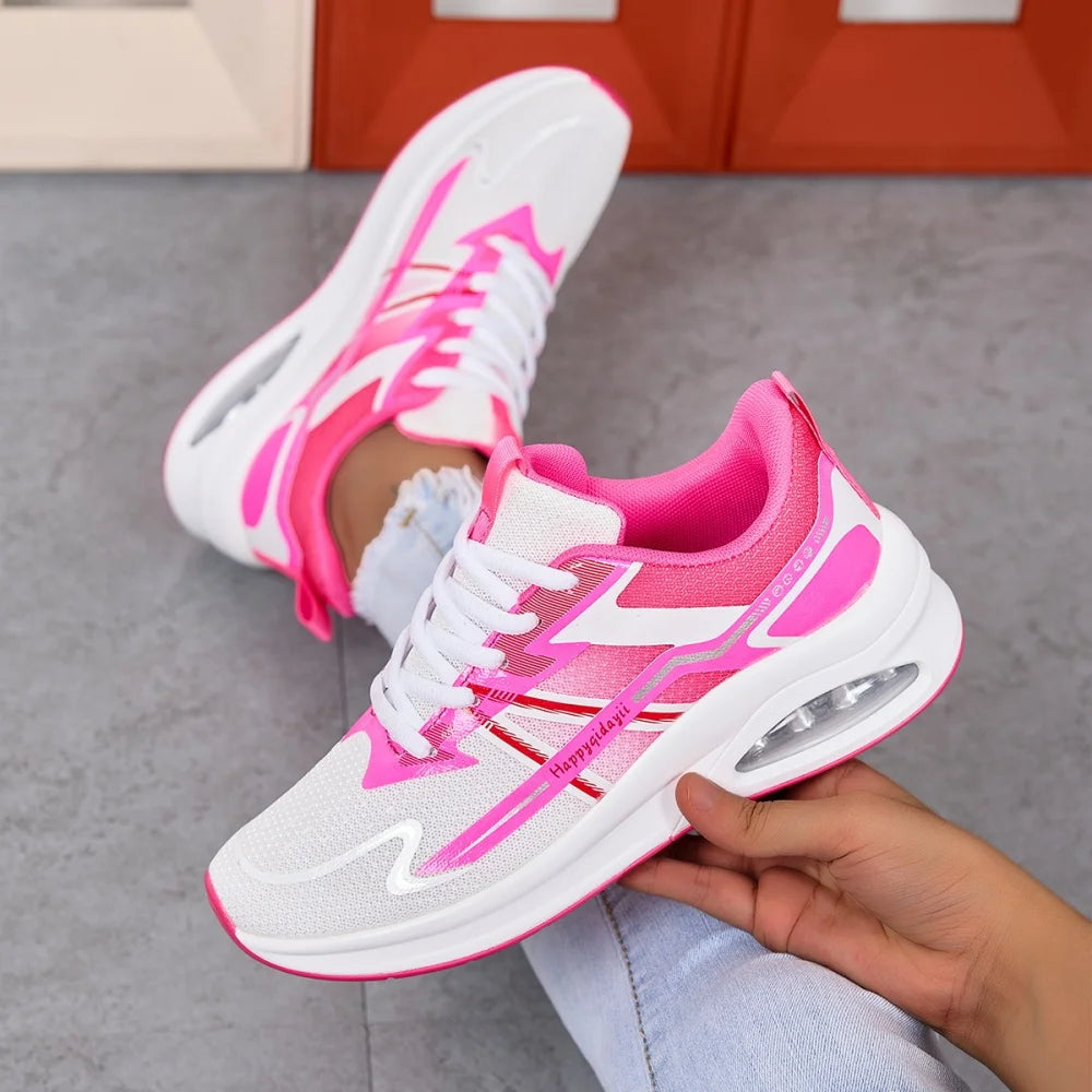 Women's Running Shoes Comfortable Breathable Sports Sneakers Wear-resistant Anti-slip Shoes Shock-absorbing Training Sneakers