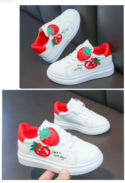 girl shoes spring autumn sports shoes children's soft-soled sneakers student skate shoes casual shoes