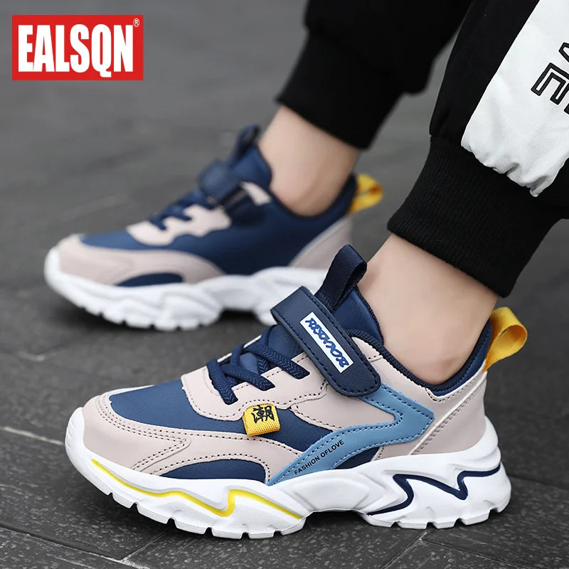 Fashion Children Sneakers Boys Shoes Leather Pu Kids Shoes School Casual Sports Tennis Sneakers for Girls