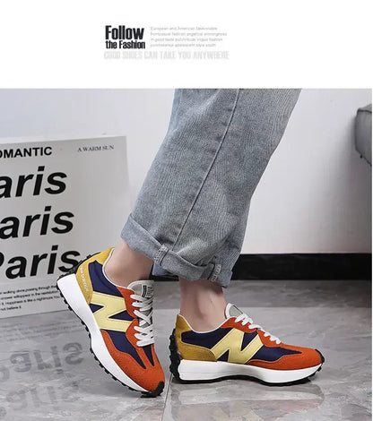 New Women's Causal Sneakers Summer Shoes Woman Fashion Breathable Lace Up Sports Shoes for Women Platform Walking Designer Shoes