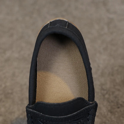 Boys Moccasins Shoes Fashion Solid Color Kids School Causal Shoes Breathable Non-slip Children Slip-on Flats Loafers Size 21-30