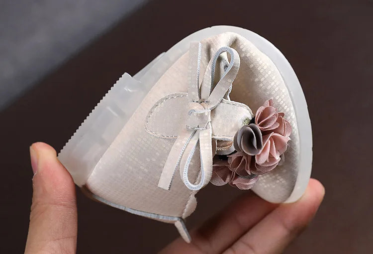 Kids Girls Party Shoes Students Non-slip Performance Leather Footwear Solid Color Children  Wedding Shoes Baby Princess Footwear