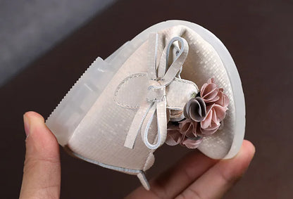 Kids Girls Party Shoes Students Non-slip Performance Leather Footwear Solid Color Children  Wedding Shoes Baby Princess Footwear