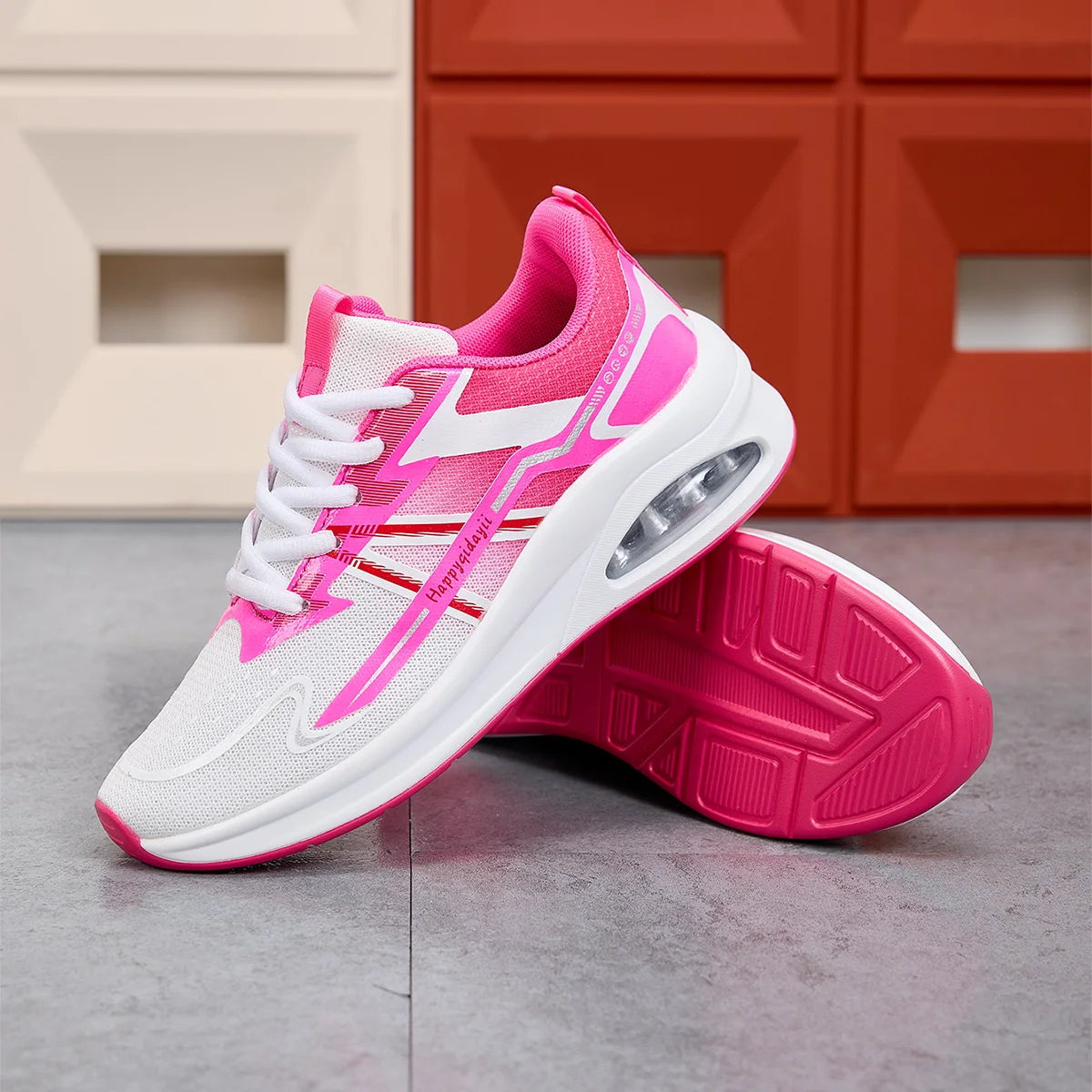 Women's Running Shoes Comfortable Breathable Sports Sneakers Wear-resistant Anti-slip Shoes Shock-absorbing Training Sneakers