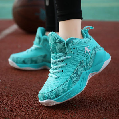 New Boys Brand Basketball Shoes for Kids Sneakers Thick Sole Non-slip Children Sports Shoes Child Boy Basket Trainer Shoes