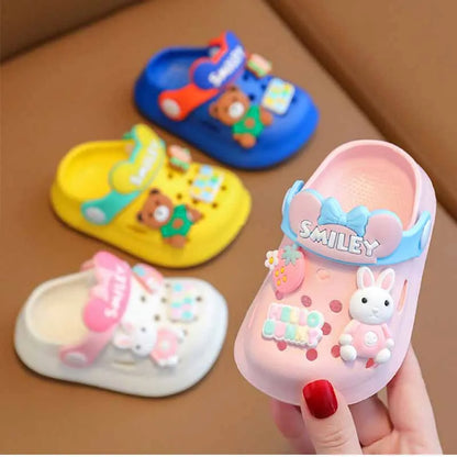 Cartoon Beach Children's Sandals Boys and Girls Summer Non Slip Soft Soled Indoor Shoes Kids Household Sandals Baby Slippers