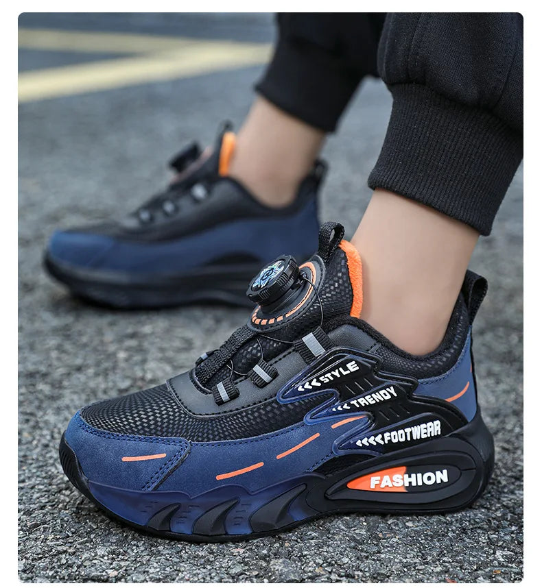 Luxury Boys Sneakers Spring 2026 Autumn Children Shoes Fashion Breathable Non-slip Kids Casual School Tennis Boy Sports Shoes