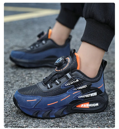 Luxury Boys Sneakers Spring 2026 Autumn Children Shoes Fashion Breathable Non-slip Kids Casual School Tennis Boy Sports Shoes