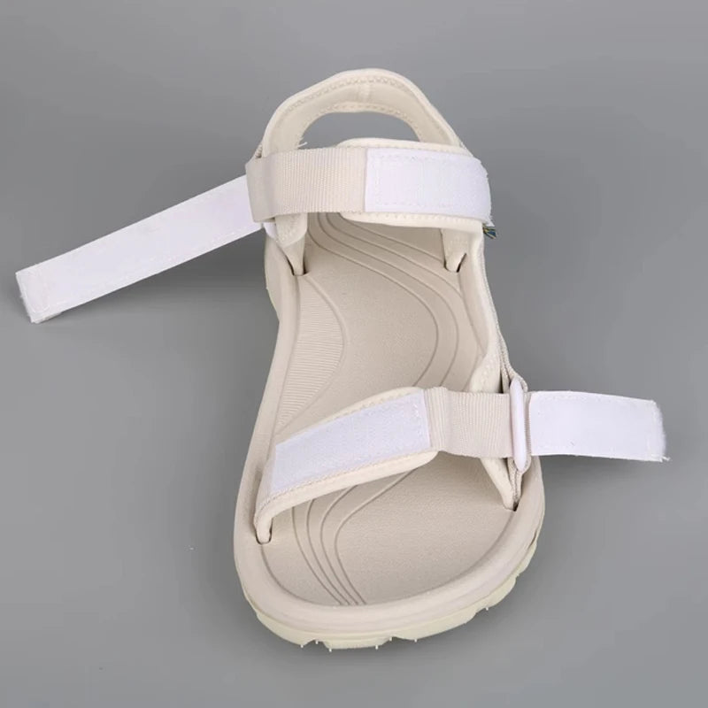 Women's Summer Sports Sandals Breathable Open-Toe Beach Walking Shoes Lightweight Comfortable Flat Sandals for Outdoor Travel