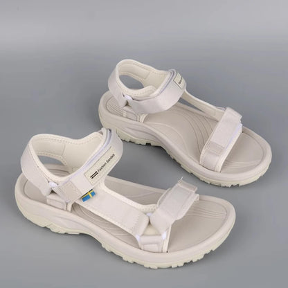 Women's Summer Sports Sandals Breathable Open-Toe Beach Walking Shoes Lightweight Comfortable Flat Sandals for Outdoor Travel