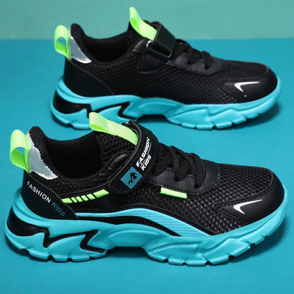 Fashion Non-Slip Casual Flat Running Shoes Breathable Lightweight Outdoor Tennis Shoes for Kids
