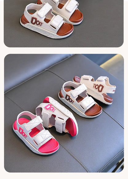 Child sandals new summer fashion open-toe shoes boys girls Lightweight Breathable Casual beach shoes students kids Flat sandals