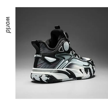 Boys Basketball Shoes Training Running Sports Sneakers Spring Autumn New Style Middle Large Children Boy Knob Movement Footwear