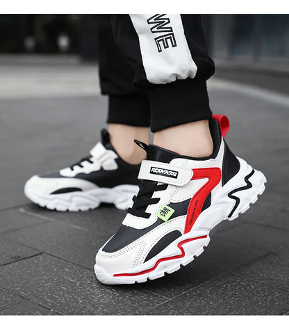 Fashion Children Sneakers Boys Shoes Leather Pu Kids Shoes School Casual Sports Tennis Sneakers for Girls