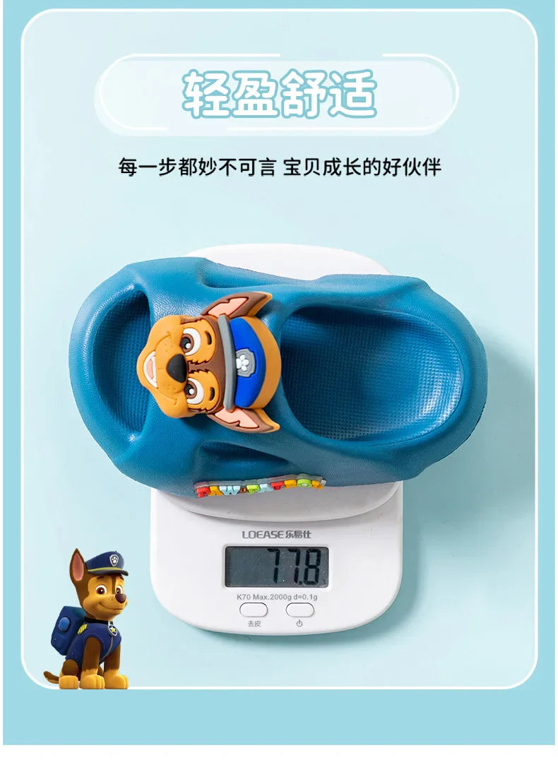 Children's Anime Slides | Boys & Girls Outdoor Non-Slip Soft Soled Sandals & Home Slippers – PAW Patrol