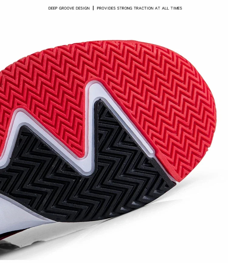 Boys Basketball Shoes High Quality Soft Top Thick Sole Non-slip Kids Sneakers Children Trainer Shoes Outdoor Boy Sport Basket
