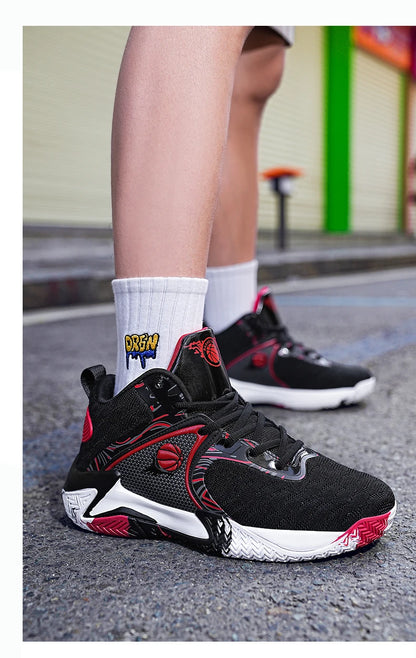 New Men's Basketball Shoes Cushion Anti Slip Sports Shoes Fitness Training Shoes Male Basketball Boots Tenis Sneakers Size 39-48