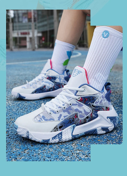 Men Basketball Shoes Unisex Breathable Athletic Light Sports Shoes Trainer Women Outdoor Unisex High Quality Sneakers