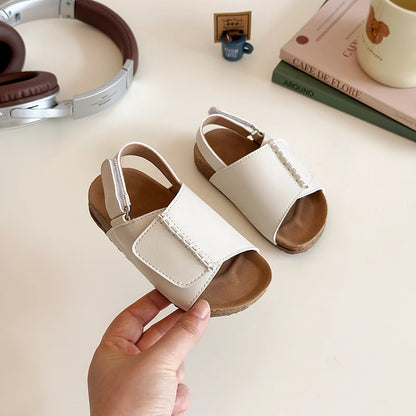 2025 Summer New Children Sandals for Boys Fashion Korean Style Soft Bottom Anti-slippery Versatile Open-toe Casual Beach Shoes