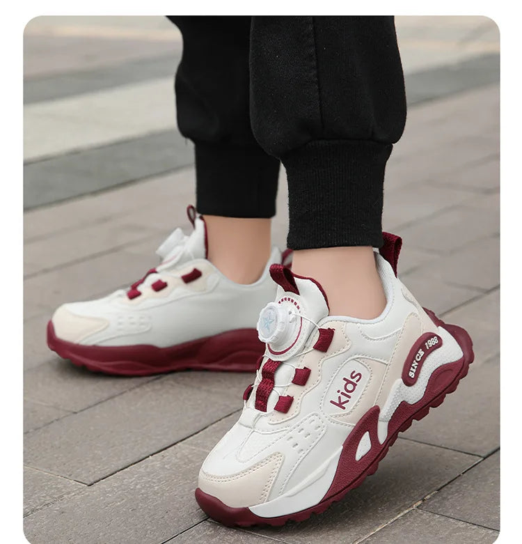 Brand Children's High-quality Casual Sports Shoes Girls Non-slip Running Shoes Comfortable School Kids Breathable Sneakers