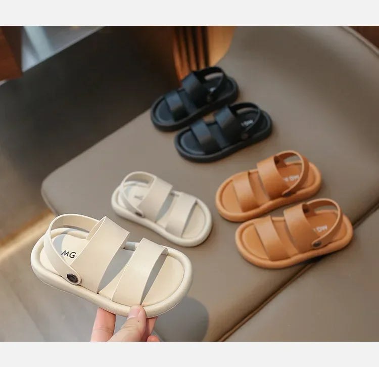 Children's Sandals  Summer New Style Beach Shoes Soft Bottom Boys' Shoes Trendy Casual Wear Ideal for Outdoor Activities