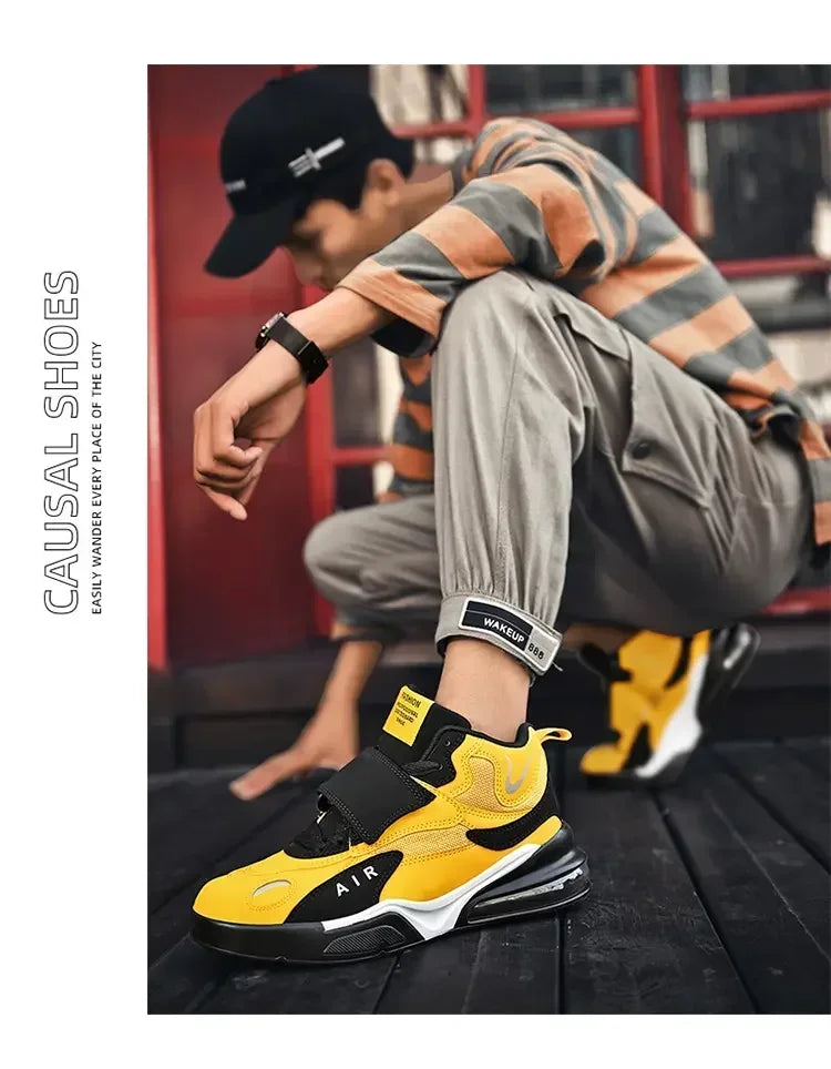 Basketball Shoes for Men Air Cushion Jogging Sport Shoe Breathable Women Basket Sneakers Comfortable Outdoor Training Shoes
