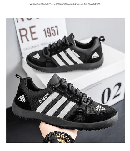 Men's Shoes Fashion Versatile Breathable Board Shoes Thick soled Trendy Casual Shoes (Available)