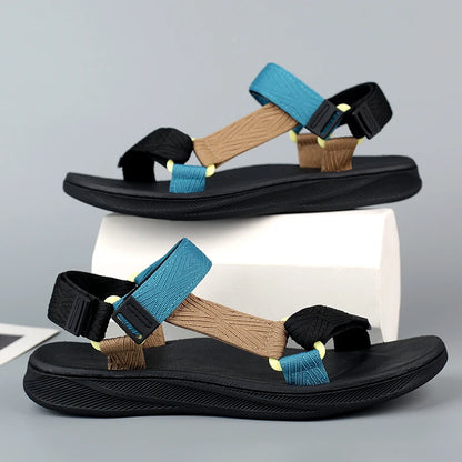 Men's Sandals Summer New Trendy Sports Shoes Non-Slip Wear-Resistant Soft-Soled Cool Beach Shoes for Men