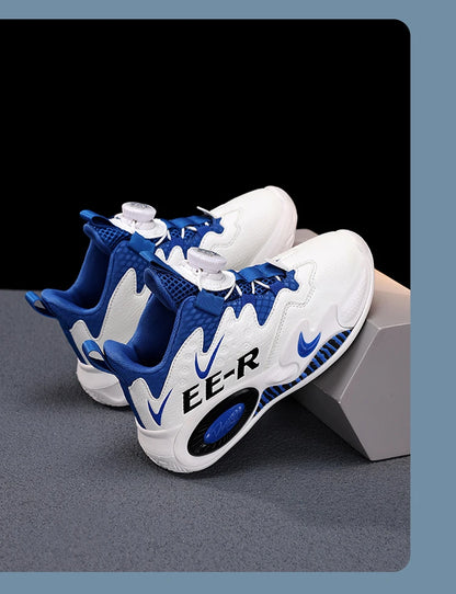 Boys' fashion knob sneakers comfortable platform children's casual shoes breathable non-slip outdoor student boy shoes