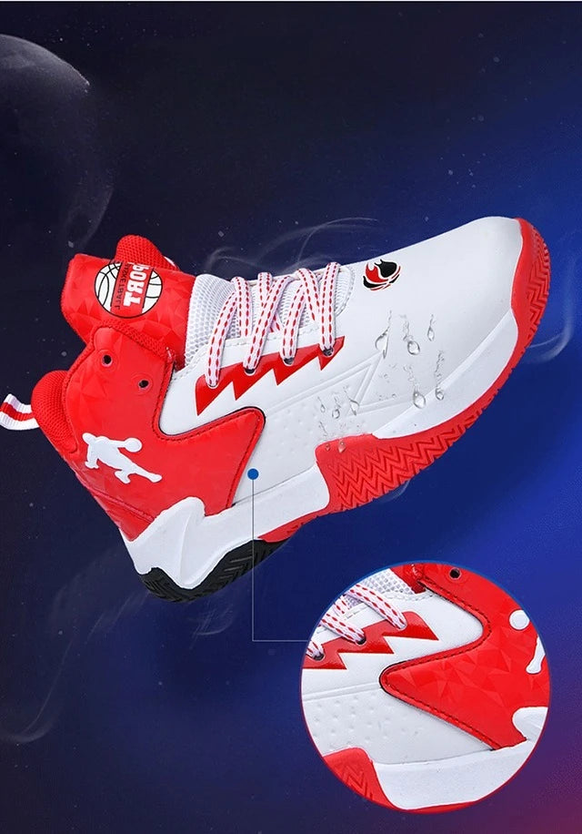 Kids High Top Basketball Shoes for Sports