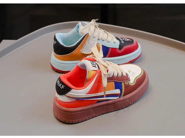 New Style Spring Autumn Children's Casual Sneakers Comfortable Breathable Sports Shoes for Boys and Girls Kids Shoes