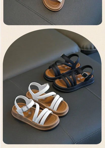 Baby Girls Sandals Summer Casual Children Sandals Girls Flat Shoes Fashion Casual Non Slip Kids Beach Shoes sandalias de mujer