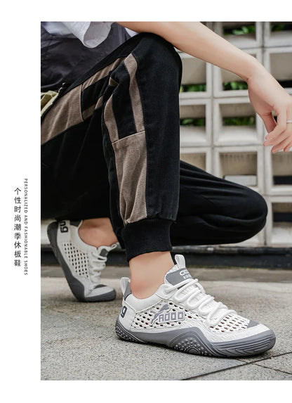 Shoes For Men Mesh Sneakers Summer Casual Breathable Sports Outdoor Hiking Tennis Running Designer Luxury Platform Loafers   (Available)