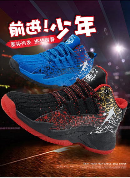 Kids Sneakers Boys Basketball Shoes Children's Casual Shoes Outdoor Training Running Sneakers Child Non-slip Comfortable 8