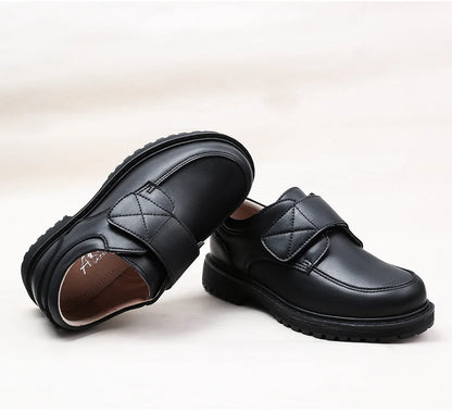 Student Shoes Season Shoes for Boys Black Shoe Children Boy 2025 Spring and Autumn The New British Style Performance Formal Wear
