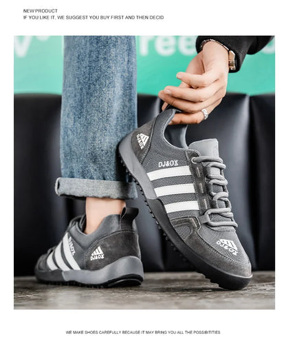 Men's Shoes Fashion Versatile Breathable Board Shoes Thick soled Trendy Casual Shoes (Available)