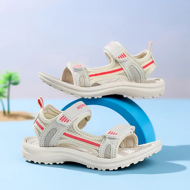 New Boys Sandals Shoes Summer Non-slip Beach Children Shoe Cartoon Sandal Girls Sandals Soft Baby Outdoor Beach Kids Sneakers